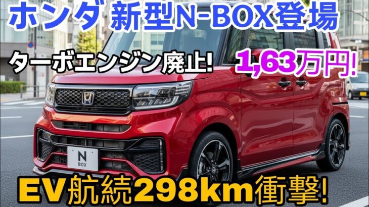 ホンダ 新型Ｎ-ＢＯＸ登場、ターボエンジン廃止！EV追加で軽自動車界に激震！