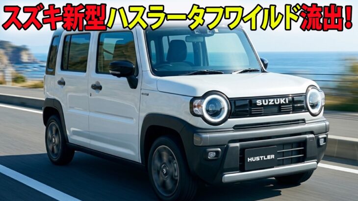 【2026年最新】スズキ新型ハスラータフワイルド流出！電動パーキング＆新デザイン搭載！