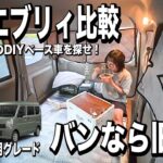 【新型エブリィ比較】格安商用バンの素晴らしさを紹介します。