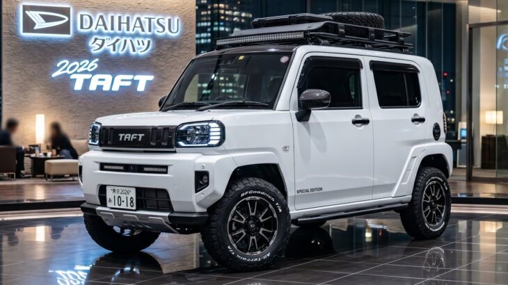 新型2026ダイハツ タフトがヤバい！デザイン大刷新！