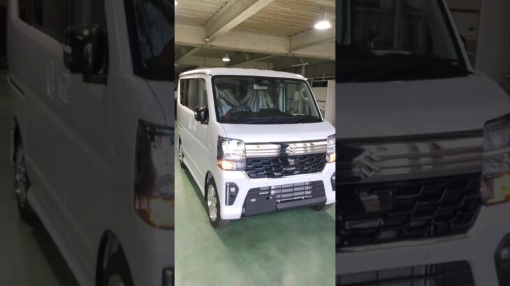 何度見てもカッコいい！！ 新型エブリイワゴン 7型 DA18 #エブリイ #スズキ #suzuki #軽バン #軽自動車 #車好き #車中泊 #バンライフ #新型 #新車 #納車 #試乗 #ドライブ