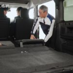 エブリイワゴン リヤシートの格納