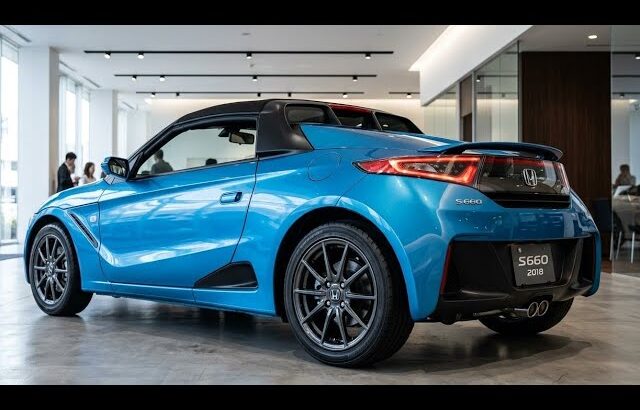 2018 Honda S660 ブルーが放つ本物のスポーツカー感！見るだけで欲しくなる！