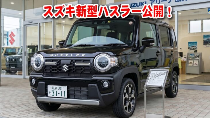【新型ハスラー】ついに電パ搭載！質感も爆上がりで弱点なしの最強軽に進化！