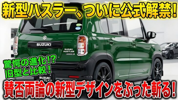 【衝撃】新型ハスラー正式資料公開！デザインが激変…賛否が分かれる理由がヤバすぎる😱🚗