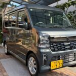 エブリイワゴンPZターボスペシャル7型FR納車💫フロントガーニッシュ💫ブラックエンブレム取付け