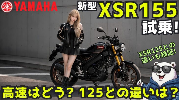 ヤマハ 新型 XSR155 2026 試乗レビュー！高速道路も問題ない？XSR125との違いは街中でも感じる？