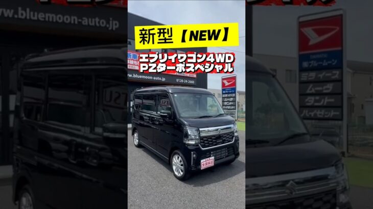 【新型】エブリイワゴンPZターボスペシャル入庫しました（株）ブルームーン