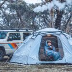 Solo Jimny Camping in Australia’s Severe Winter Storms, Wood Stove ASMR, BLUETTI & Starlink