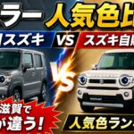 【ハスラー人気色比較】秋田と滋賀で1位が違った！「軽カー兄弟｜Kei Car Brothers」｜Suzuki Hustler Popular Colors in Japan