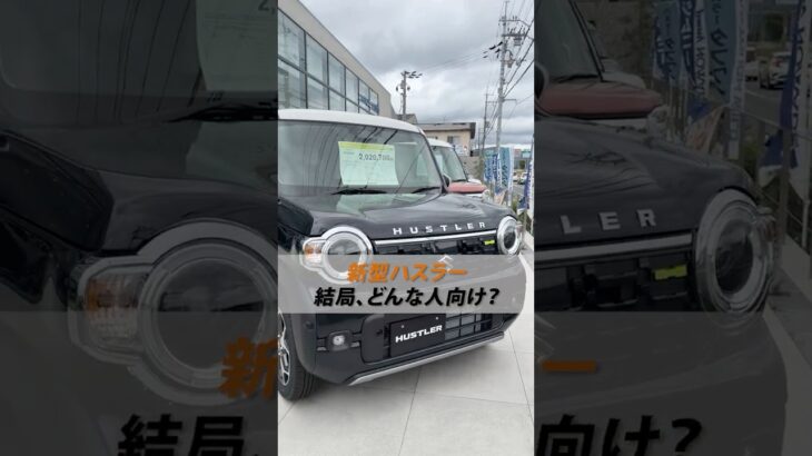 【新型ハスラー登場！】どんな人におすすめ？🤔