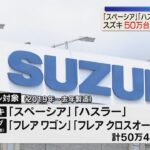 スズキ 「スペーシア」や「ハスラー」など4車種50万台あまりのリコールを国交省に届け出 これまでに不具合431件報告（静岡・浜松市）
