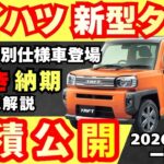 【新型車】ダイハツ 新型タフト見積公開＆変更点紹介！！2つの特別仕様車登場！？納期、値引き、注意点も徹底解説！！
