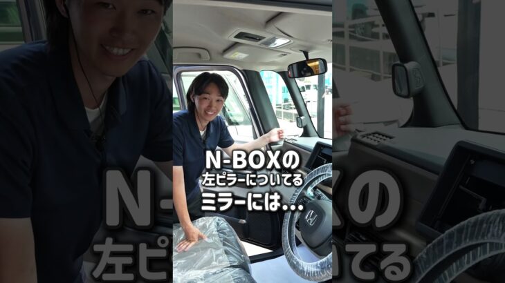 【素人雑学?】四角いけど死角なし？　#死角 #ミラー  #N-BOX #雑学  #ホンダ