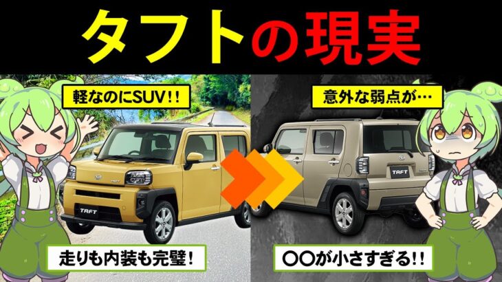 【軽なのにSUV!?】ダイハツ タフトを購入したずんだもん