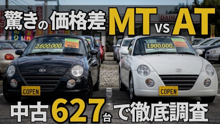 【L880Kコペン】誰も調べてない価格まとめ。MT/AT・カラー別・年式別まで中古全627台調査。