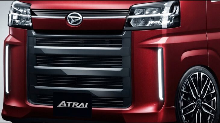 ついに解禁！ダイハツ新型「アトレー カスタム」衝撃のブラックグリルで軽商用車が激変！