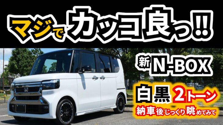 【実車で見ると想像以上！】納車されたマイチェン後N-BOXのツートーンについての話｜HONDA N-BOX