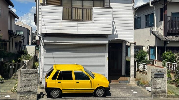 【納車4週目の作業その2】SUZUKI アルトワークスHA36Sとフロンテ550 FG をガレージへ入れ替えます　5MT 昭和62年 1987年車 5速マニュアル F5A アルト 旧車