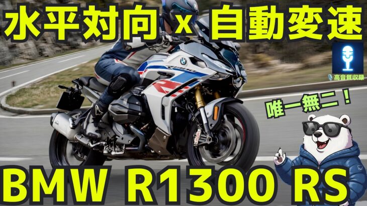 【試乗インプレ】BMW R1300 RS 水平対向×ASA！唯一無二のスポーツツアラー　Ninja1100とも比較