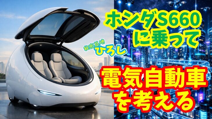 【ホンダ S660】に乗って電気自動車を語る！